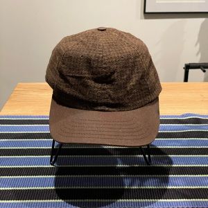 Liteyear Houndstooth 6 Panel Cap - Brown